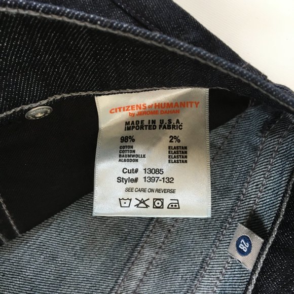 Citizen of Humanity Hutton Medium Rise Wide Leg Jeans 28 - Picture 6 of 9